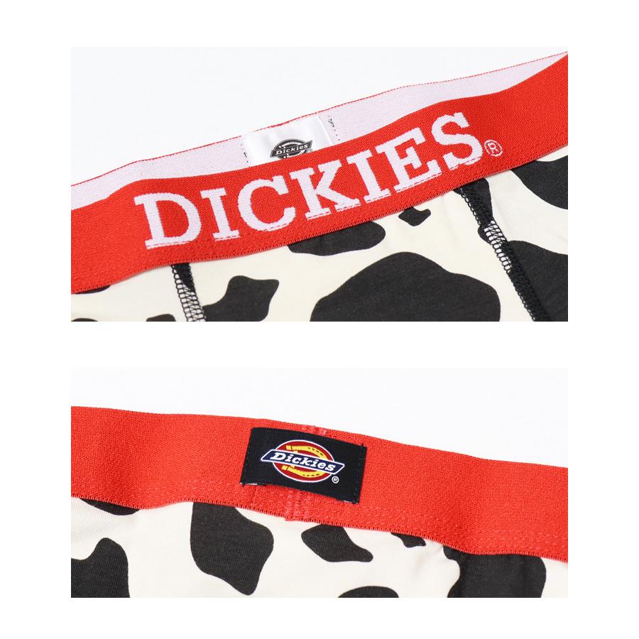 ヴィ・トゥエルヴ★ロゴ総柄★全方向ストレッチ★パンツ 【メンズ サイズL】 Dickies（ディッキーズ） ボクサーパンツ 前とじ カウ柄 牛柄 ウエスト