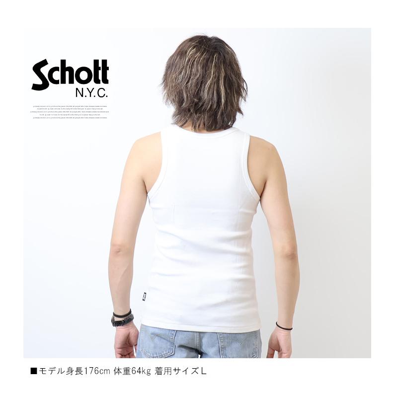 Schott N.Y.C（ショット） Schott パック入り タンクトップ 無地