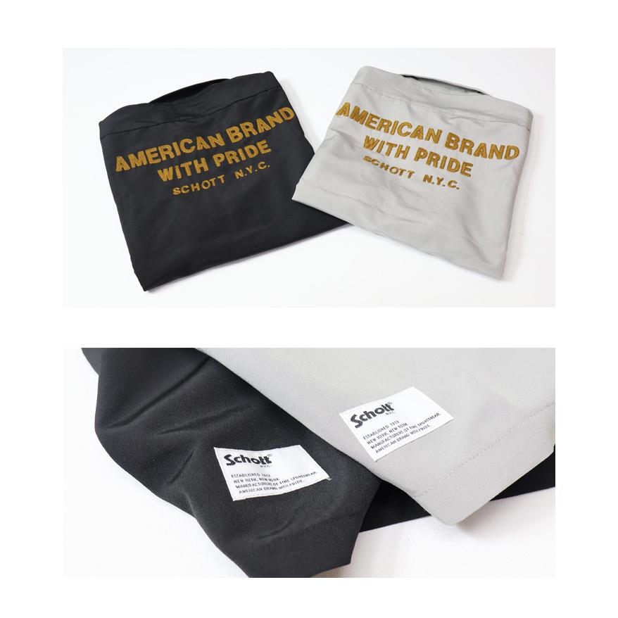 Schott nyc 半袖シャツ S ベージュ新品未使用 Schott N.Y.C tシャツ Schott/ショット/T-SHIRT EMB. NYC/刺繍T