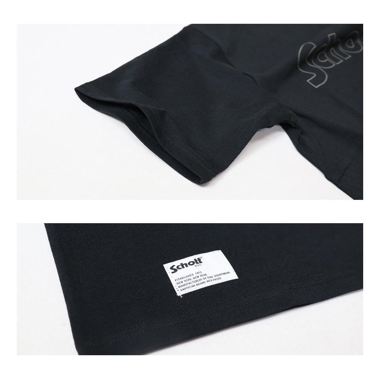 Schott N.Y.C（ショット） Schott ベーシックロゴプリント 半袖Tシャツ