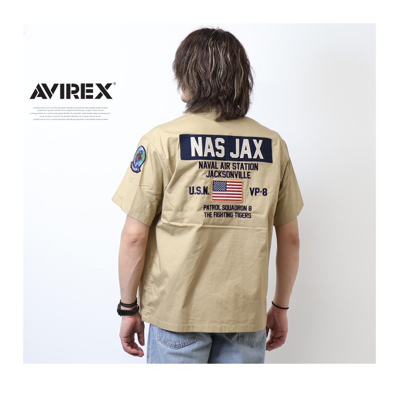 AVIREX アヴィレックス COOLMAX 半袖シャツ NAS JAX メンズ アビレックス 送料無料 783-4123004｜rexone｜09