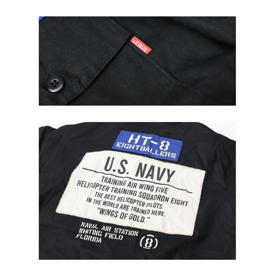 AVIREX（アヴィレックス） 綿麻素材 半袖シャツ メンズ アビレックス