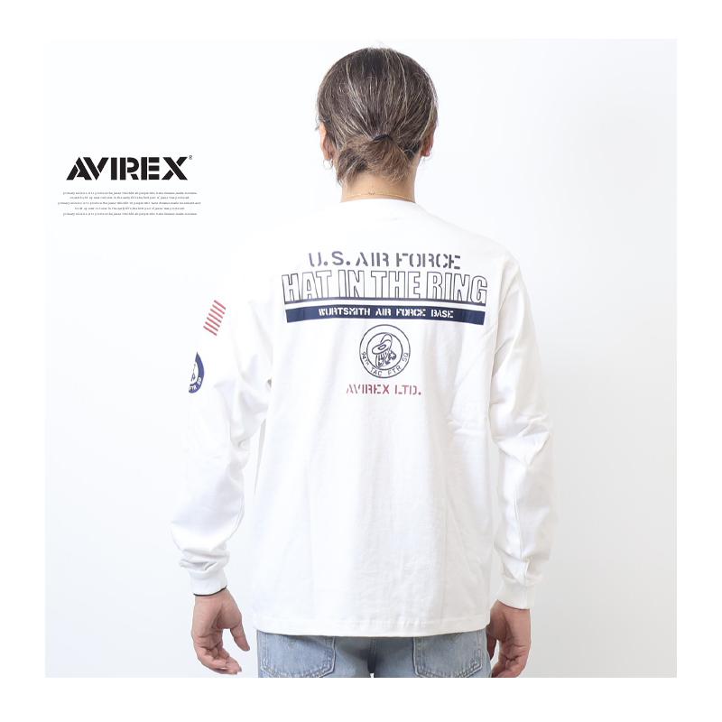 AVIREX（アヴィレックス） 長袖Tシャツ HAT IN THE RING メンズ ロンT