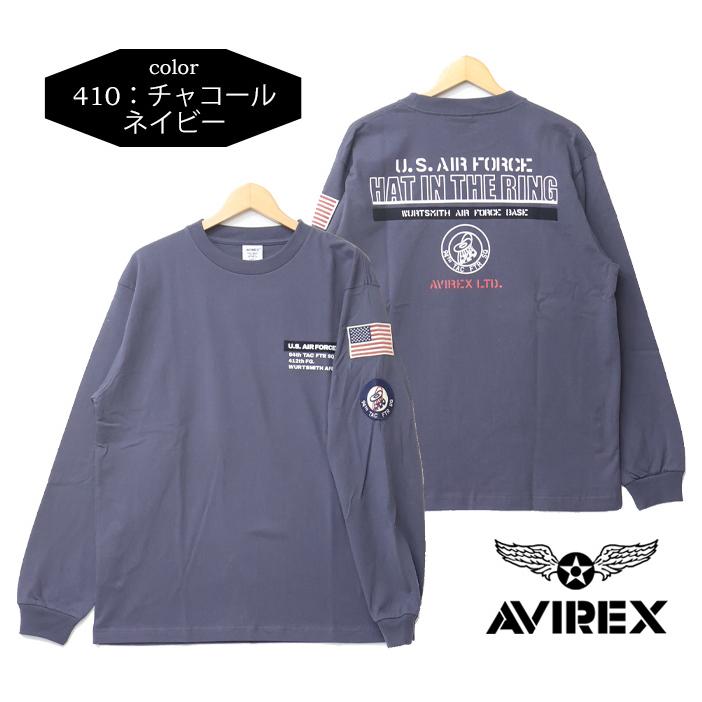 AVIREX（アヴィレックス） 長袖Tシャツ HAT IN THE RING メンズ ロンT
