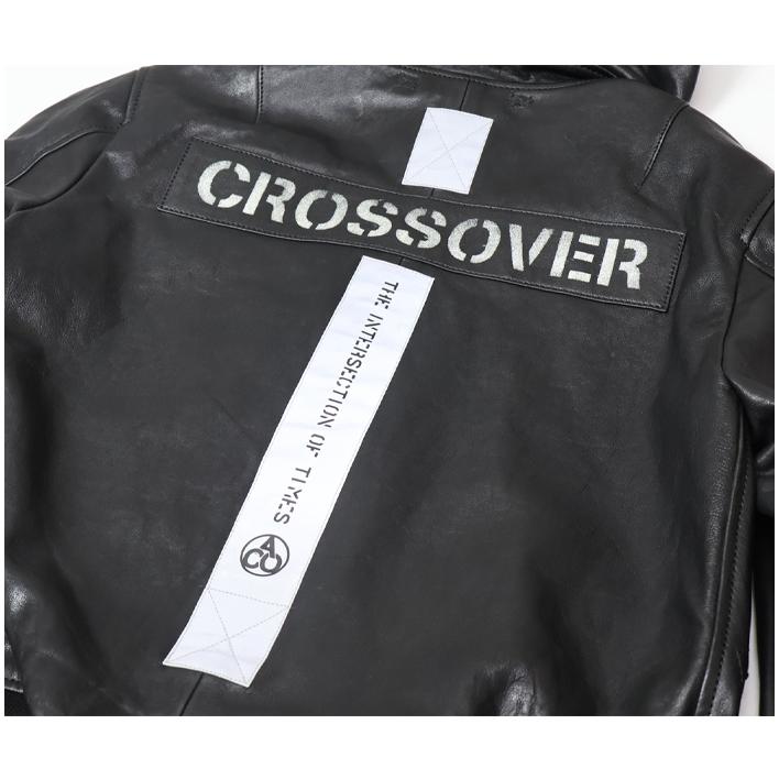 AVIREX アヴィレックス レザー CWU パーカー CROSSOVER レザー AVIREX アヴィレックス レザー CWU パーカー CROSSOVER レザー