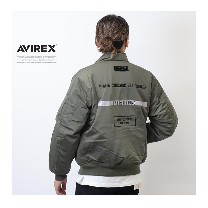 AVIREX アヴィレックス ステンシルジャケット HAT IN THE RING AVIREX アヴィレックス ステンシルジャケット HAT IN THE RING