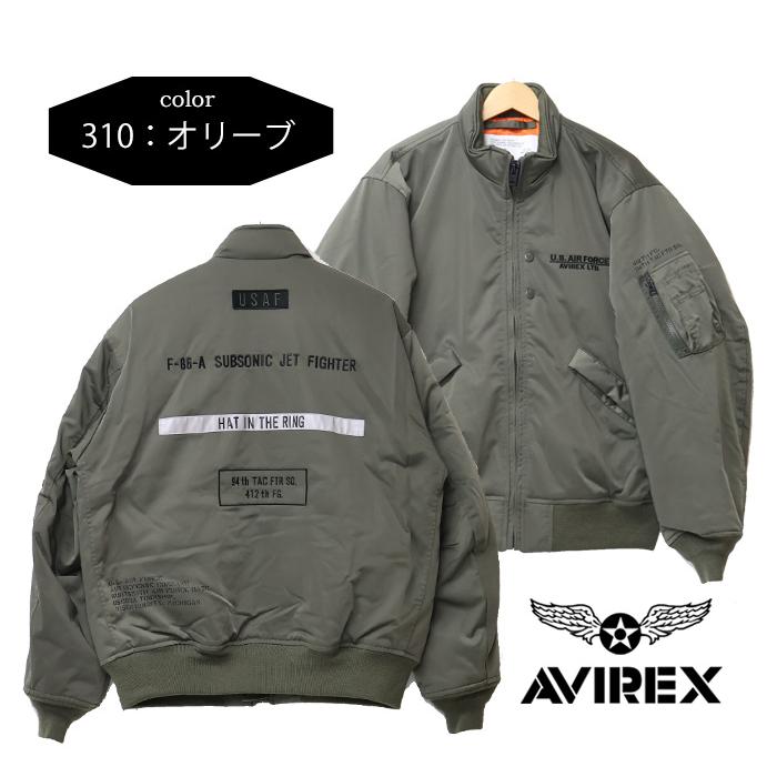 AVIREX アヴィレックス ステンシルジャケット HAT IN THE RING AVIREX アヴィレックス ステンシルジャケット HAT IN THE RING