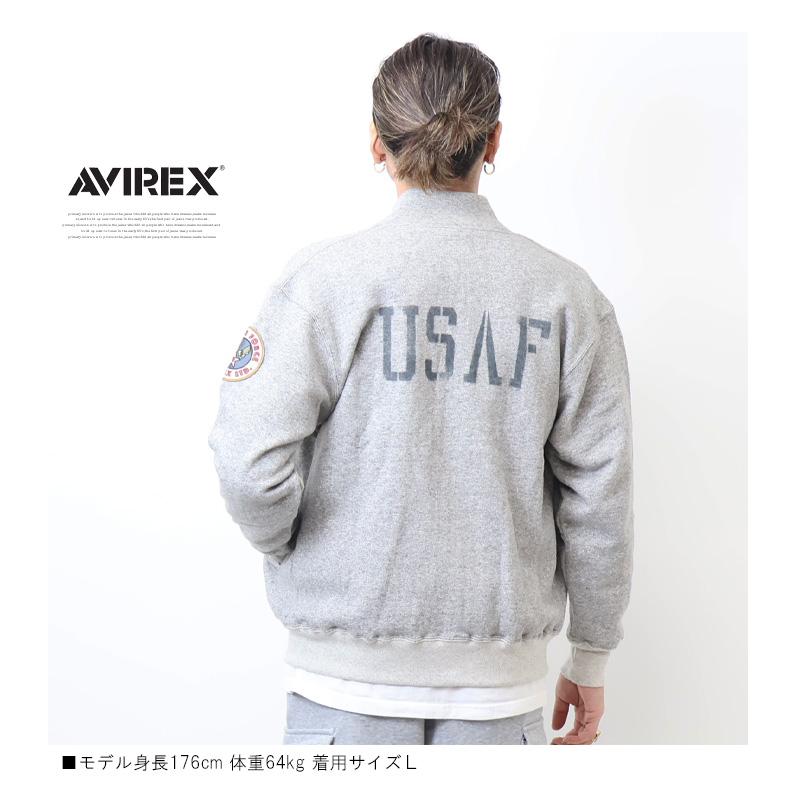 AVIREX（アヴィレックス） ヴィンテージ スウェット スタンドジップ