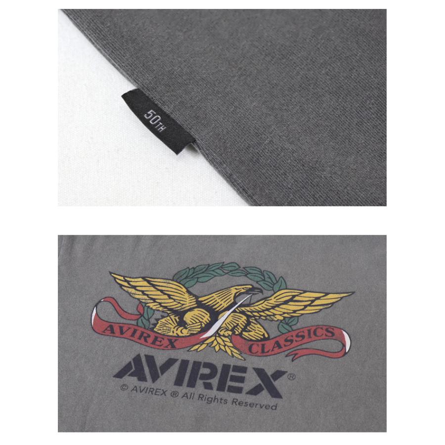 AVIREX US-NV 新品、未使用、見洗い タグ付(viewさん専用商品) AVIREX（アヴィレックス） 長袖Tシャツ フェイドウォッシュ