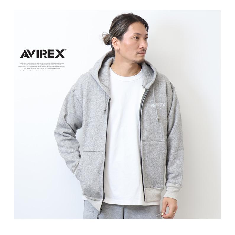 AVIREX（アヴィレックス） ヴィンテージ スウェットジップパーカー 裏