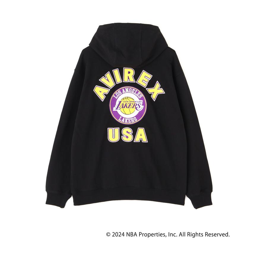AVIREX（アヴィレックス） NBAコラボ スウェットパーカー 裏毛