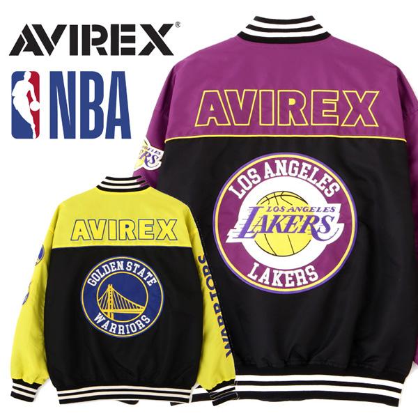 AVIREX（アヴィレックス） NBAコラボ ナイロンジャケット レイカーズ