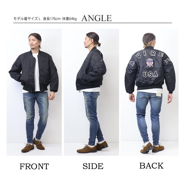 AVIREX アヴィレックス 50周年モデル MA-1ジャケット SIGNATURE AVIREX アヴィレックス 50周年モデル MA-1ジャケット SIGNATURE