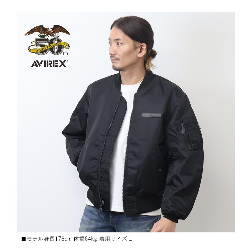 AVIREX アヴィレックス 50周年モデル MA-1ジャケット SIGNATURE AVIREX アヴィレックス 50周年モデル MA-1ジャケット SIGNATURE