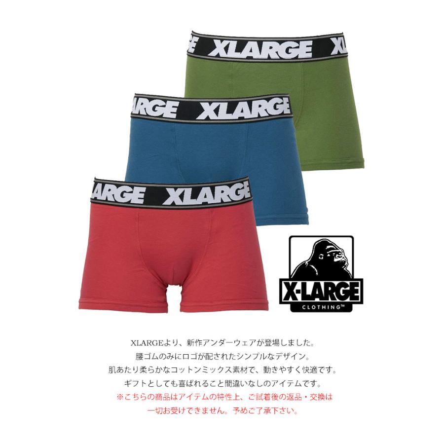 XLARGE（エクストラ ラージ） X-LARGE ボクサーパンツ 綿100% 無地