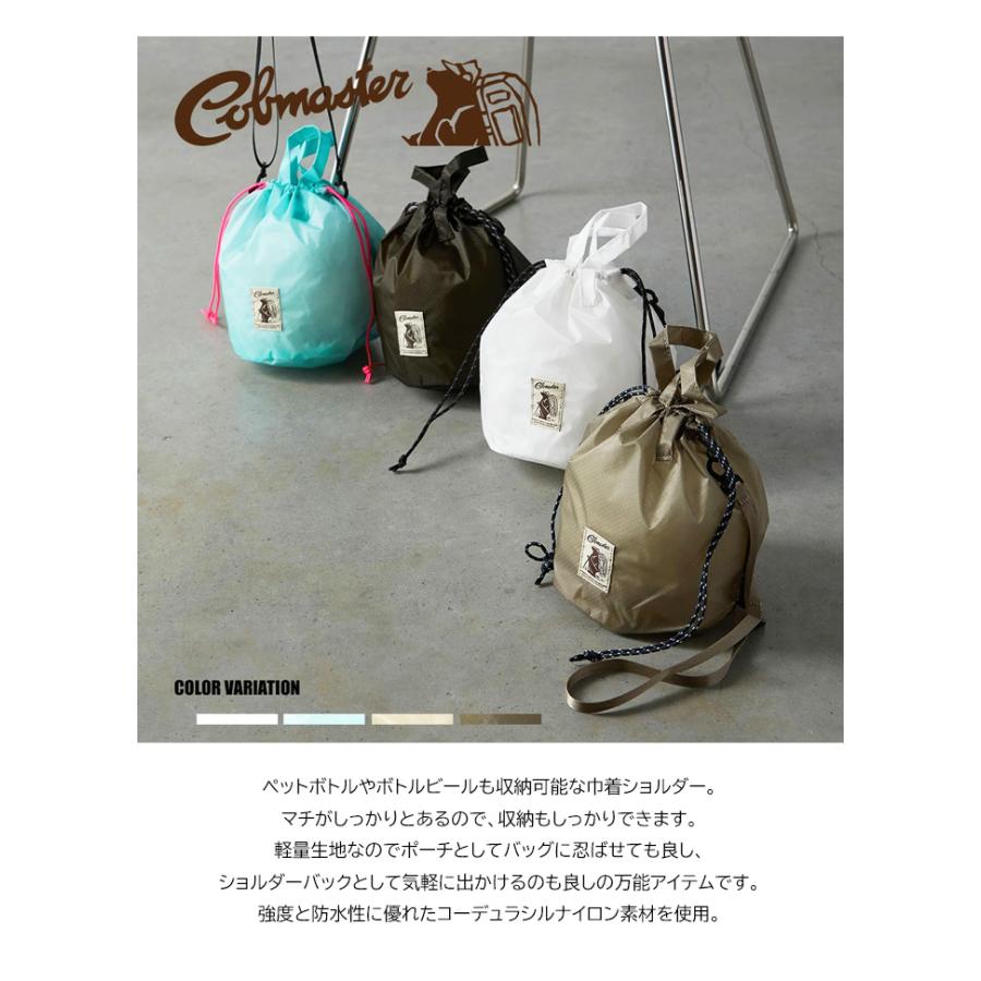 COBMASTER コブマスター 巾着 ショルダーバッグ ポーチ M メンズ レディース ユニセックス 80330500