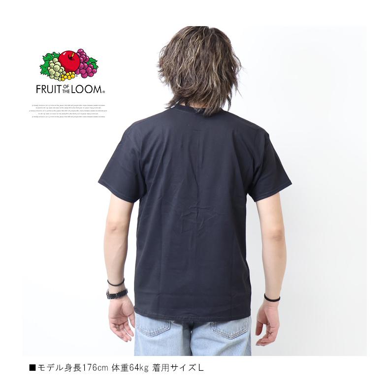 FRUIT OF THE LOOM フルーツオブザルーム ワンポイント刺繍 半袖Tシャツ メンズ 半T 80459600 80459700 | FRUIT OF THE LOOM | 11