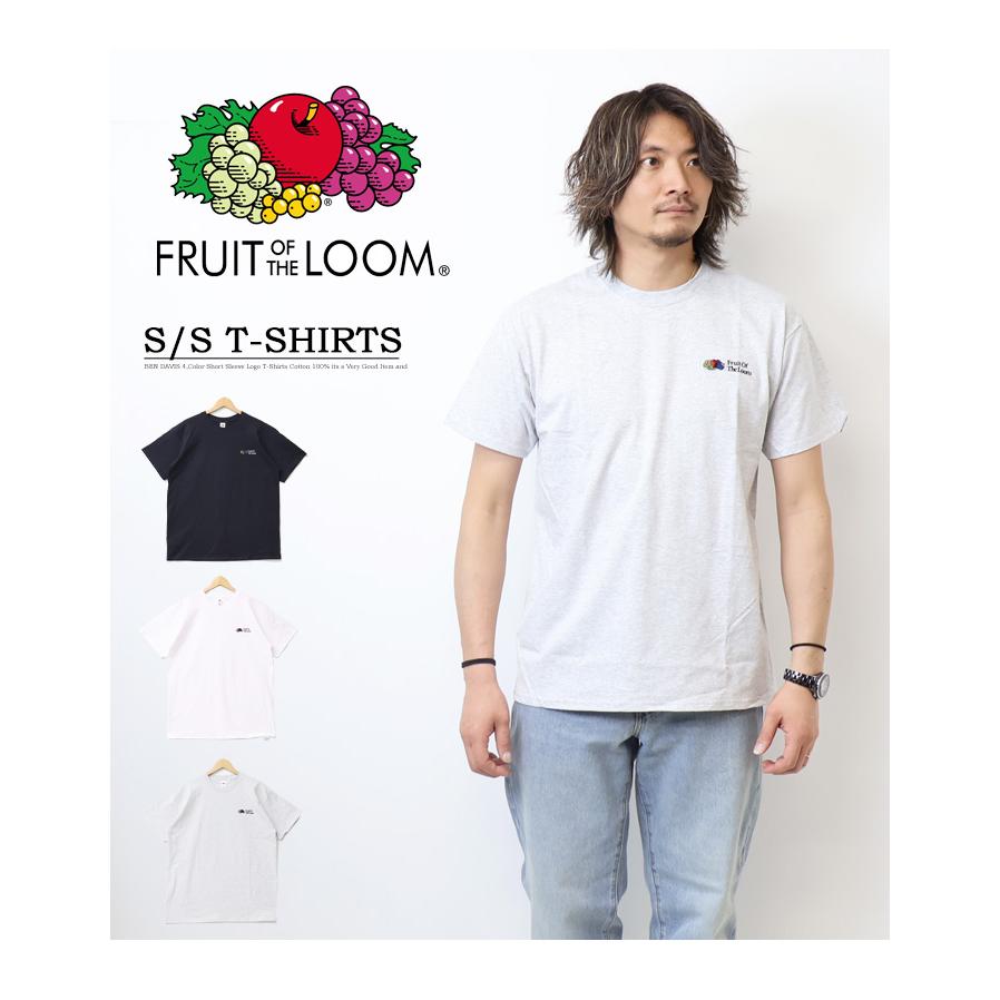 FRUIT OF THE LOOM フルーツオブザルーム ワンポイント刺繍 半袖Tシャツ メンズ 半T 80459600 80459700 | FRUIT OF THE LOOM | 01