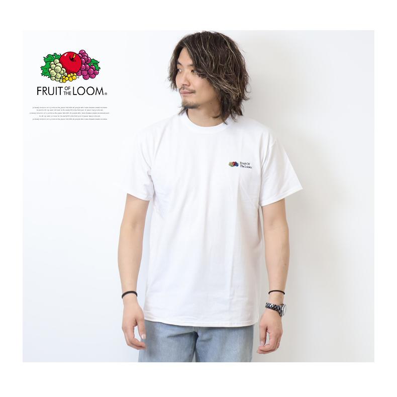 FRUIT OF THE LOOM フルーツオブザルーム ワンポイント刺繍 半袖Tシャツ メンズ 半T 80459600 80459700 | FRUIT OF THE LOOM | 04