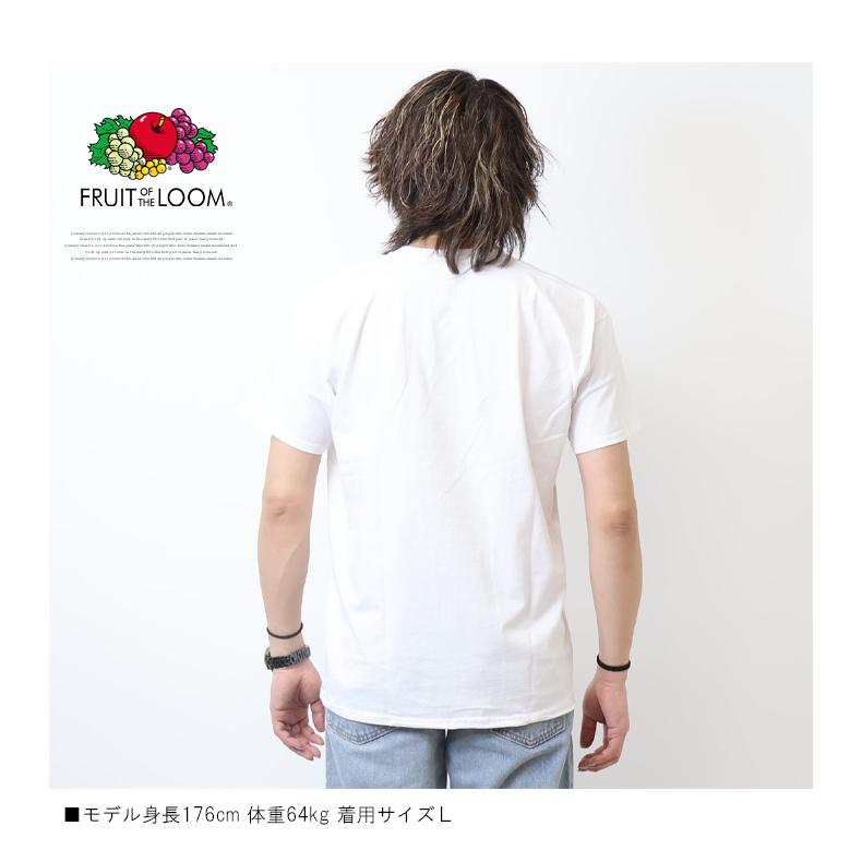 FRUIT OF THE LOOM フルーツオブザルーム ワンポイント刺繍 半袖Tシャツ メンズ 半T 80459600 80459700 | FRUIT OF THE LOOM | 05