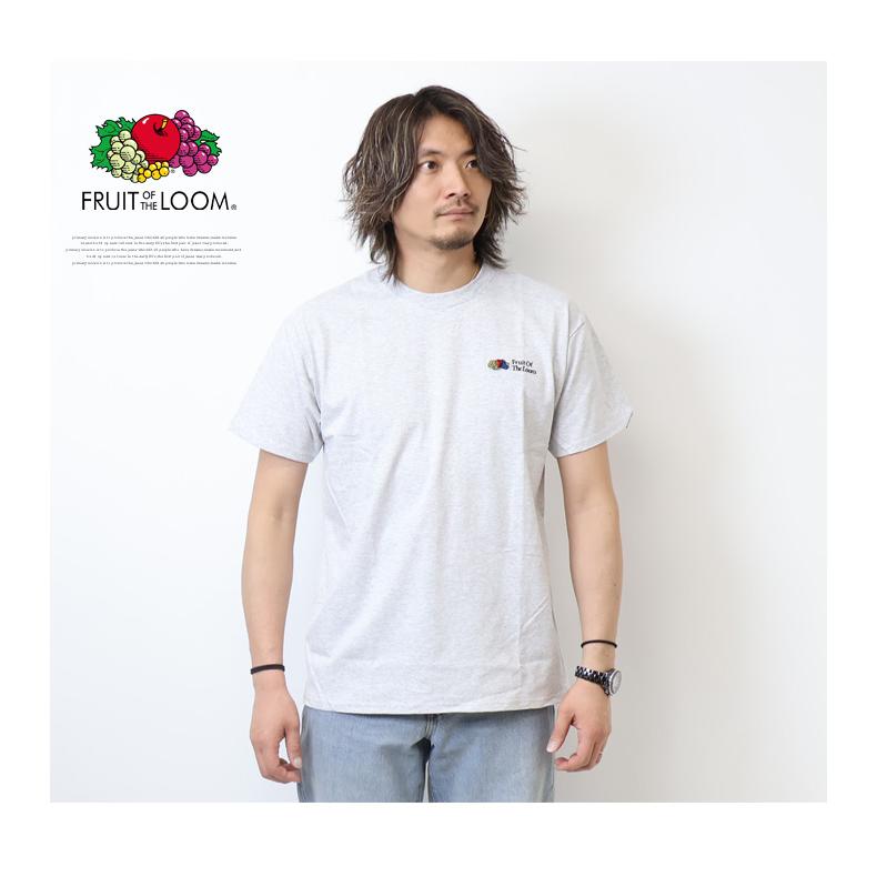 FRUIT OF THE LOOM フルーツオブザルーム ワンポイント刺繍 半袖Tシャツ メンズ 半T 80459600 80459700 | FRUIT OF THE LOOM | 07