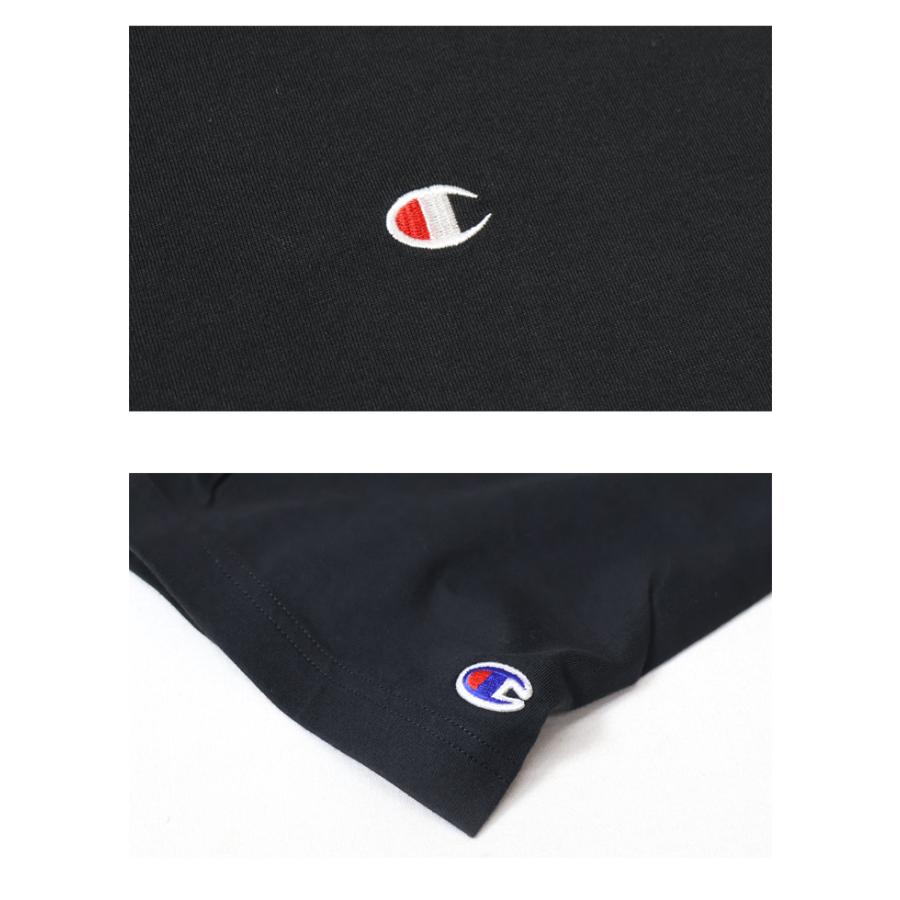 Champion（チャンピオン） 大きいサイズ ワンポイント 半袖Tシャツ 半T