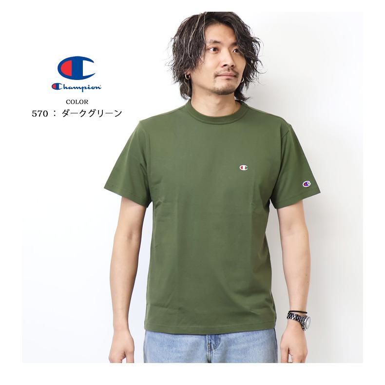 Champion（チャンピオン） 大きいサイズ ワンポイント 半袖Tシャツ 半T