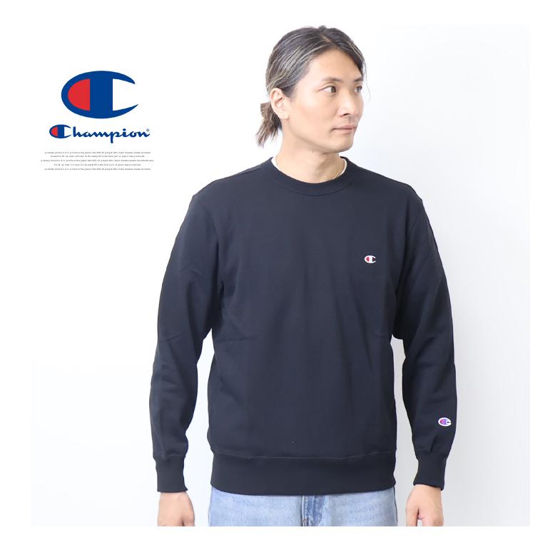 Microsoft Championネイビー スウェット XL Champion（チャンピオン） クルーネック スウェットシャツ 裏毛