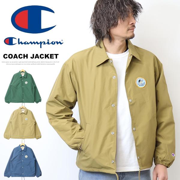 Champion（チャンピオン） ワッペン バックプリント コーチジャケット