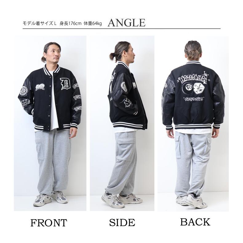 DC SHOES ディーシーシューズ スタジアムジャケット スタジャン DC SHOES ディーシーシューズ スタジアムジャケット スタジャン