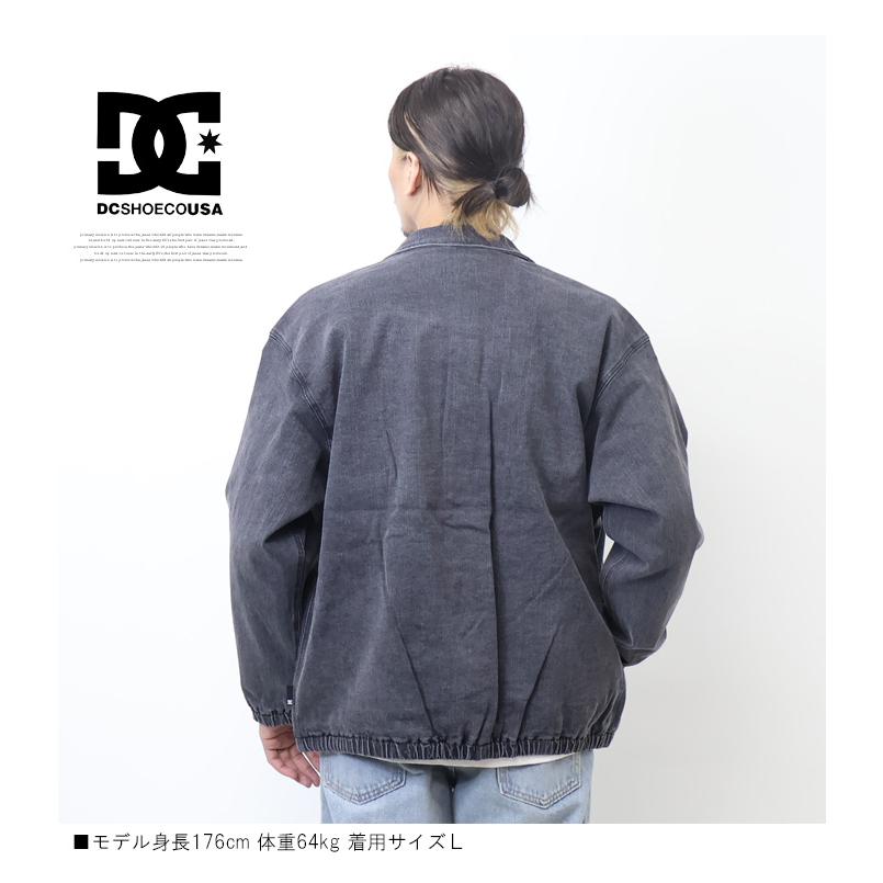 DC SHOES ディーシーシューズ デニム コーチジャケット ブルゾン DC SHOES ディーシーシューズ デニム コーチジャケット ブルゾン