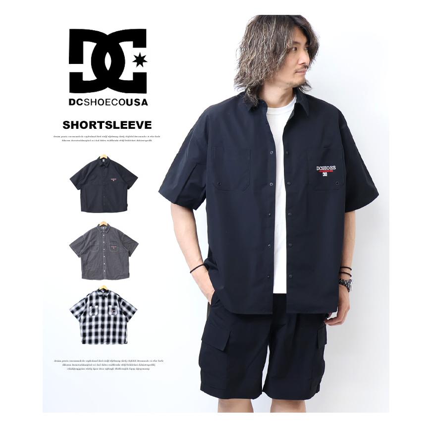 DC SHOES ディーシーシュー ワーカーズ 半袖シャツ ドロップショルダー ビッグシルエット メンズ 送料無料 DSH242001｜rexone｜02