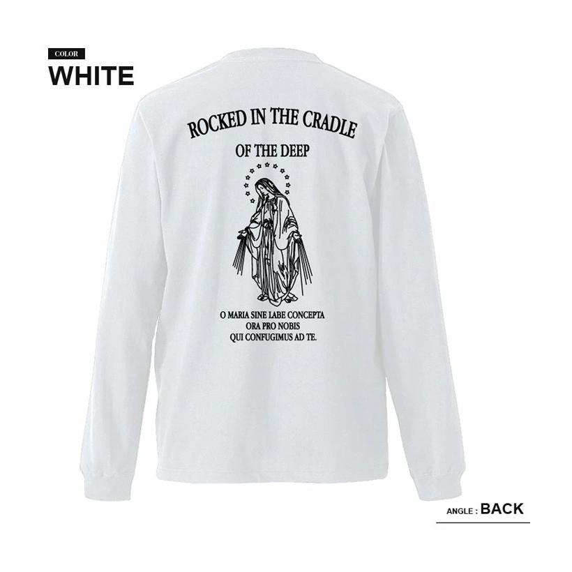 EYEDY アイディ プリント 長袖Tシャツ メダイマリア 長T ロンT メンズ