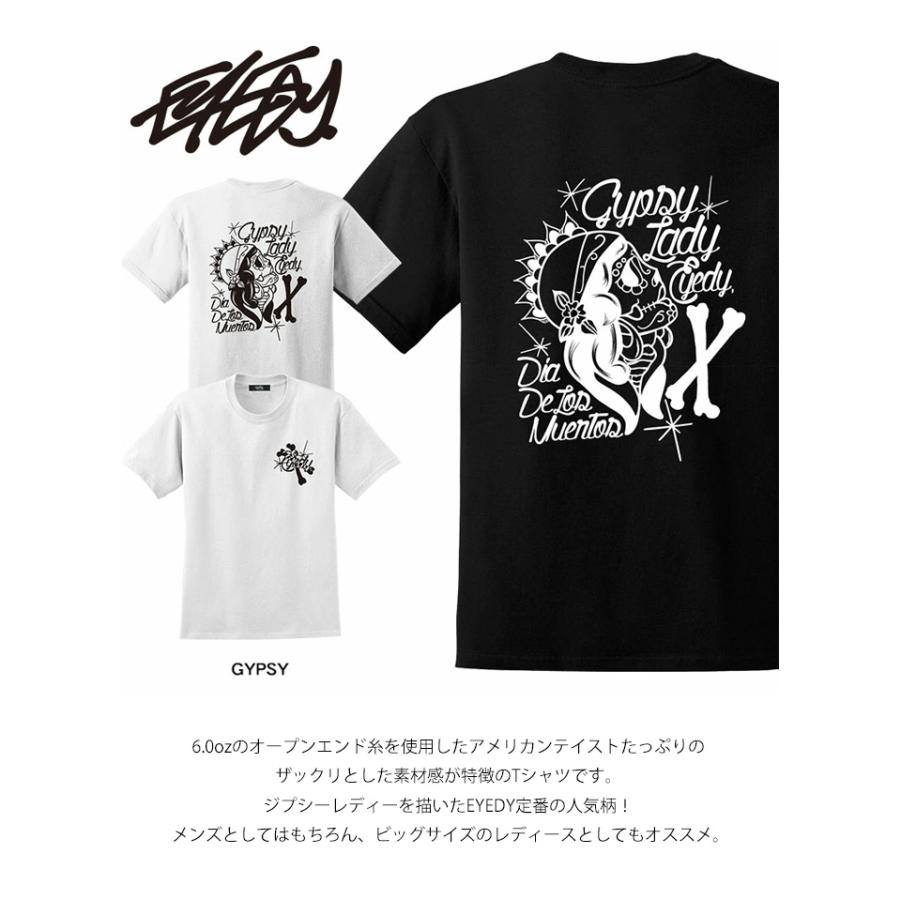 EYEDY アイディ プリント 半袖Tシャツ ジプシーレディー 半T メンズ