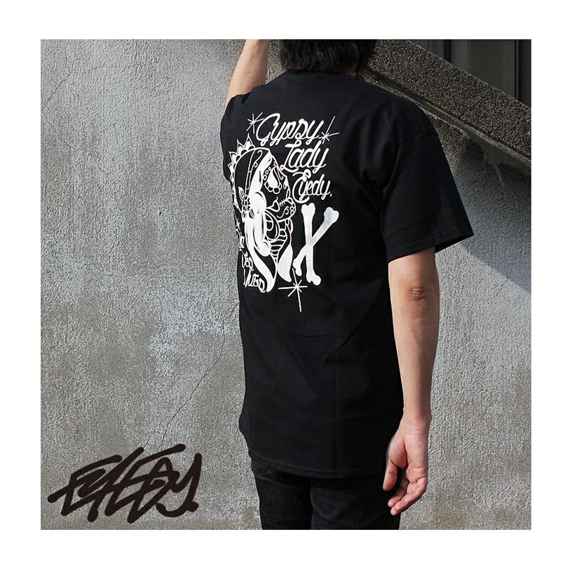 EYEDY アイディ プリント 半袖Tシャツ ジプシーレディー 半T メンズ