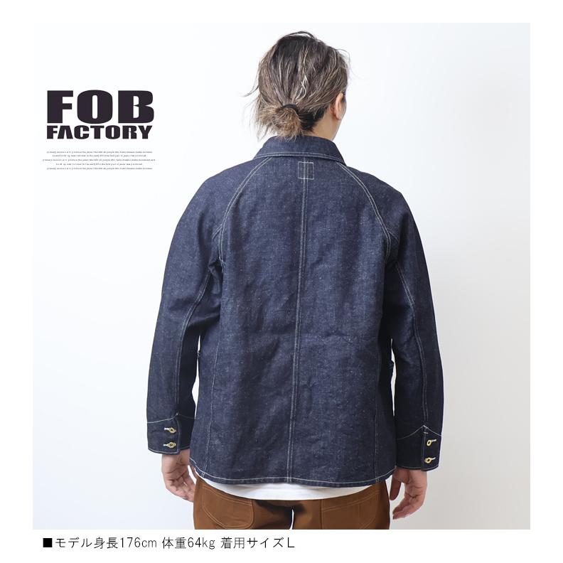 FOB FACTORY エフオービーファクトリー デニム カバーオール FOB FACTORY エフオービーファクトリー デニム カバーオール