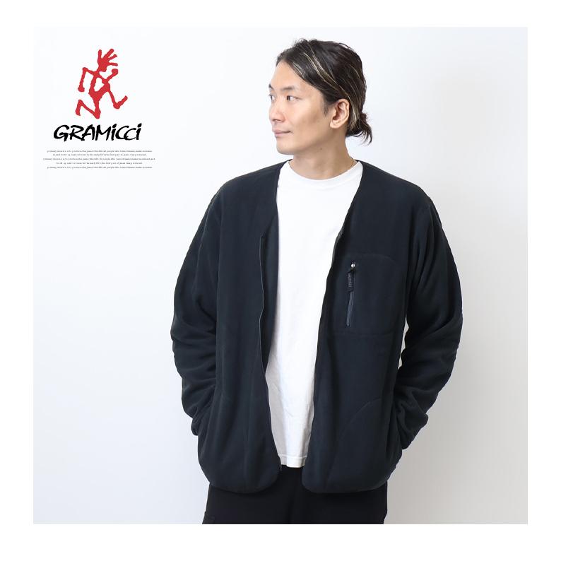 GRAMICCI グラミチ フリースカーディガンジップアップ ライト GRAMICCI グラミチ フリースカーディガンジップアップ ライト