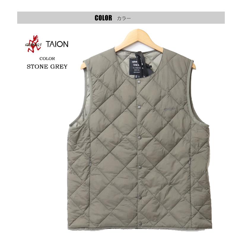 GRAMICCI グラミチ TAION タイオン コラボ インナーダウンベスト GRAMICCI グラミチ TAION タイオン コラボ インナーダウンベスト