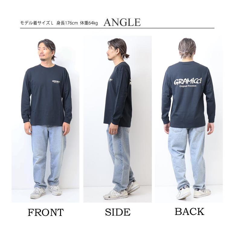 グランシー長袖ロンT GRANCY】LinestoneDesign Graphic Damage LongTee / ライン