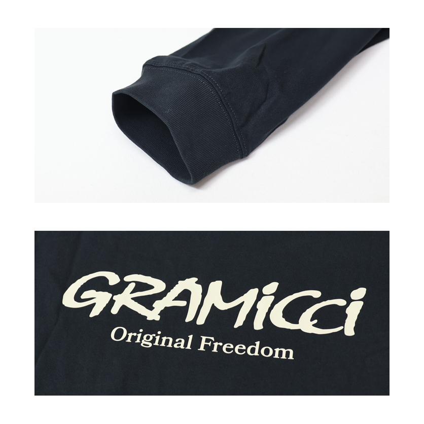 GRAMICCI（グラミチ） ロゴプリント 長袖Tシャツ ロンT 長T メンズ