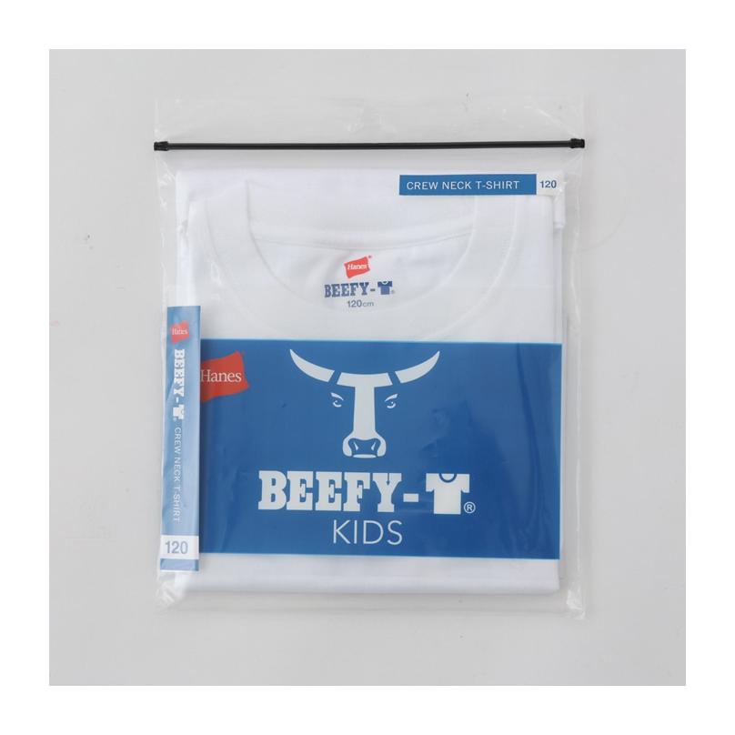 Hanes（ヘインズ） BEEFY ビーフィー キッズ クルーネック 半袖Tシャツ