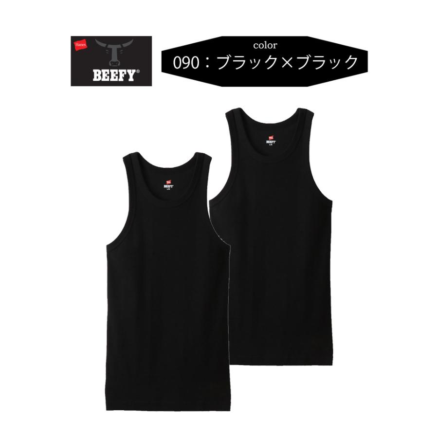 80s HANES タンクトップ L フェードブラック ヘインズ Hanes タンクトップ 「Hanes/ヘインズ」BEEFY ビーフィー リブ