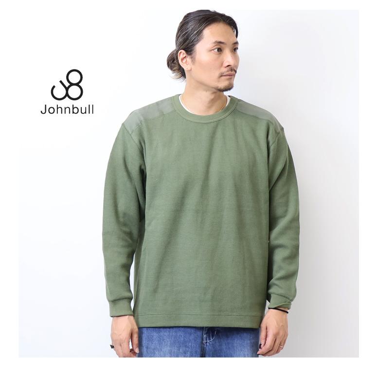 Johnbull／コンビネーション ニット コート 中綿 フード付き カーキ Johnbull／コンビネーション ニット コート 中綿 フード付き