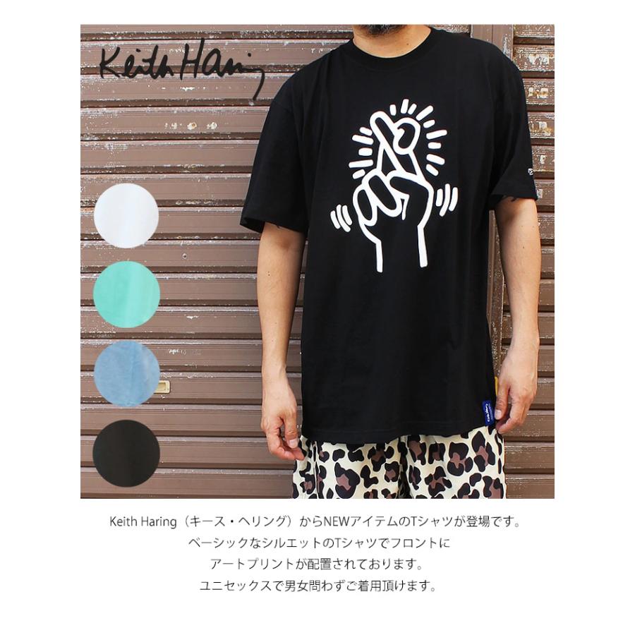 Keith Haring キースへリング プリント 半袖Tシャツ メンズ レディース ユニセックス 半T KH-KH2306｜rexone｜02