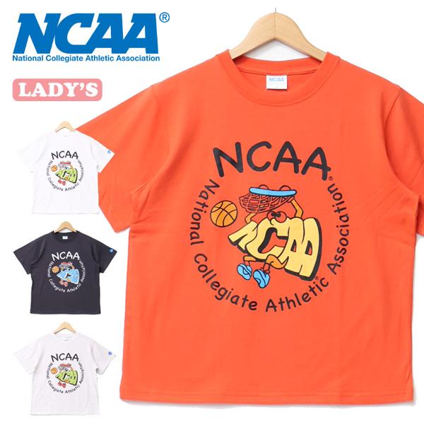 NCAA エヌシーエーエー レディース プリント 半袖Tシャツ 半T KL0105
