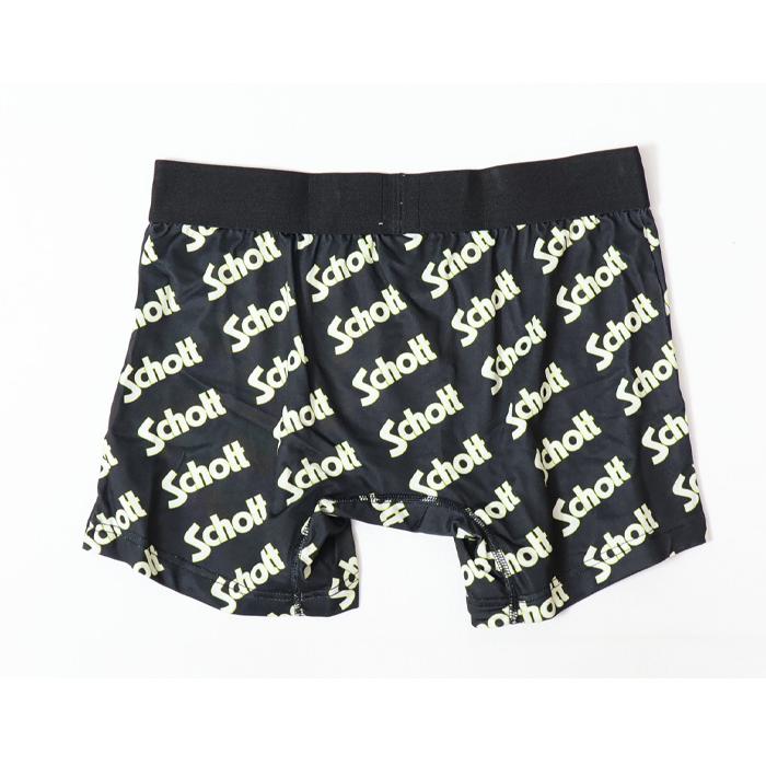 Schott N.Y.C（ショット） Schott ボクサーパンツ 総柄ロゴ アンダー