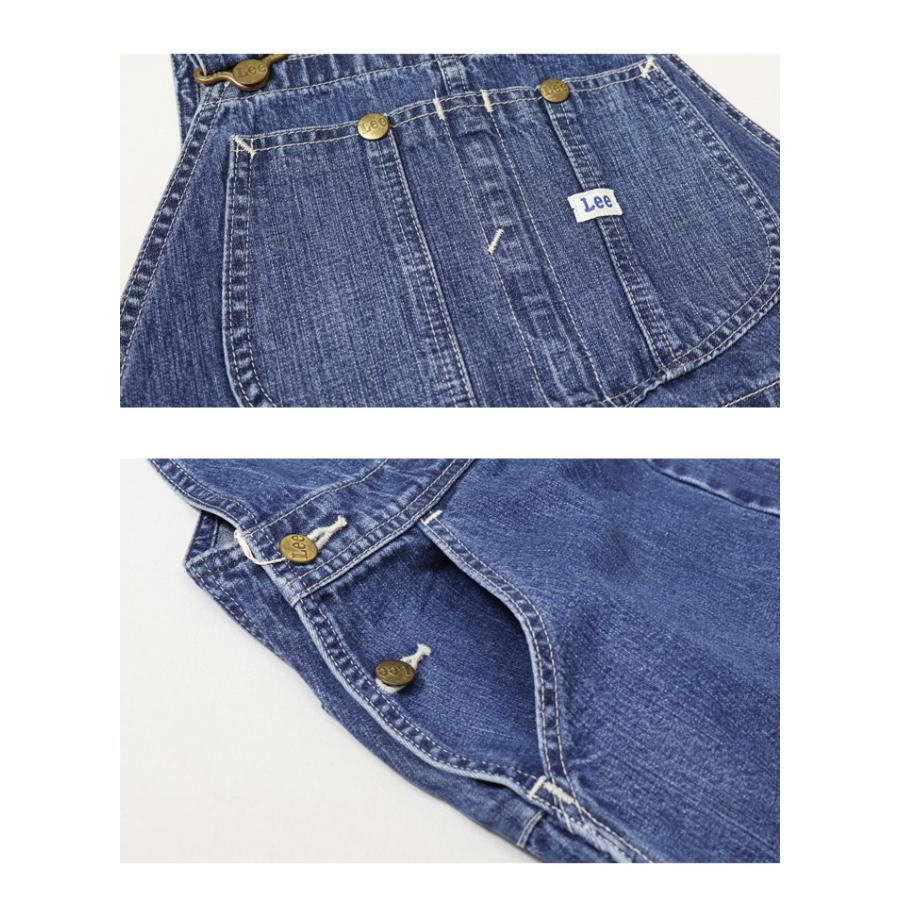 Lee（リー） レディース オーバーオール スカート デニム ジーンズ