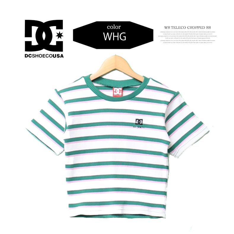 DC SHOES ディーシーシュー レディース テレコ クロップド丈 半袖Tシャツ 半T ショート丈 LST242303｜rexone｜05