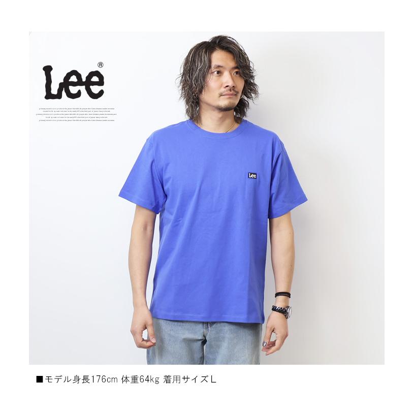 Lee（リー） ロゴ刺繍 バックプリント 半袖Tシャツ メンズ レディース