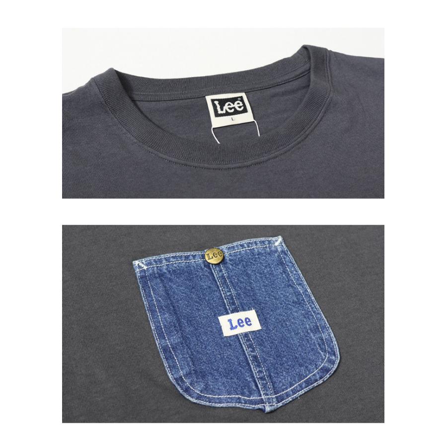 Lee リー デニムポケット 半袖Tシャツ 胸ポケット メンズ レディース ユニセックス 半T 送料無料 Lee LT3133 | Lee | 14